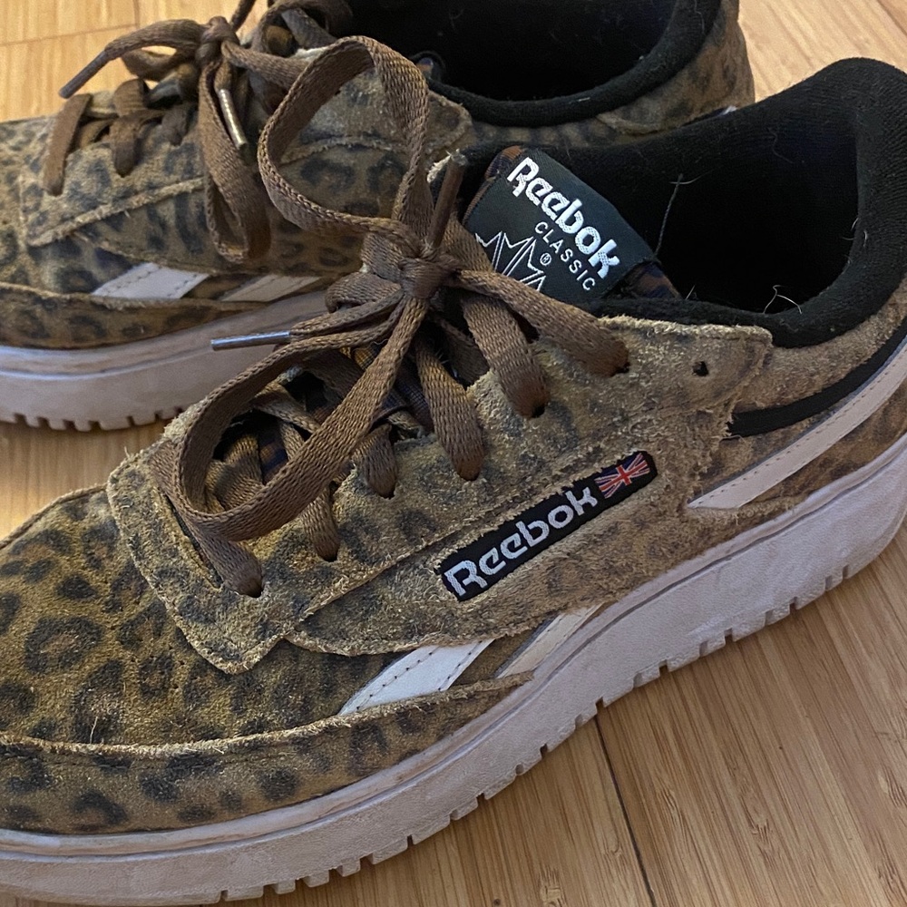 Reebok Womens Sneakers with Leopard Print - Picture 5 of 5